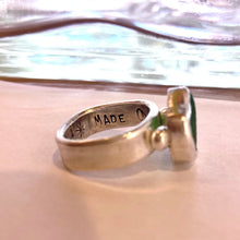 Up and away Sea glass ring