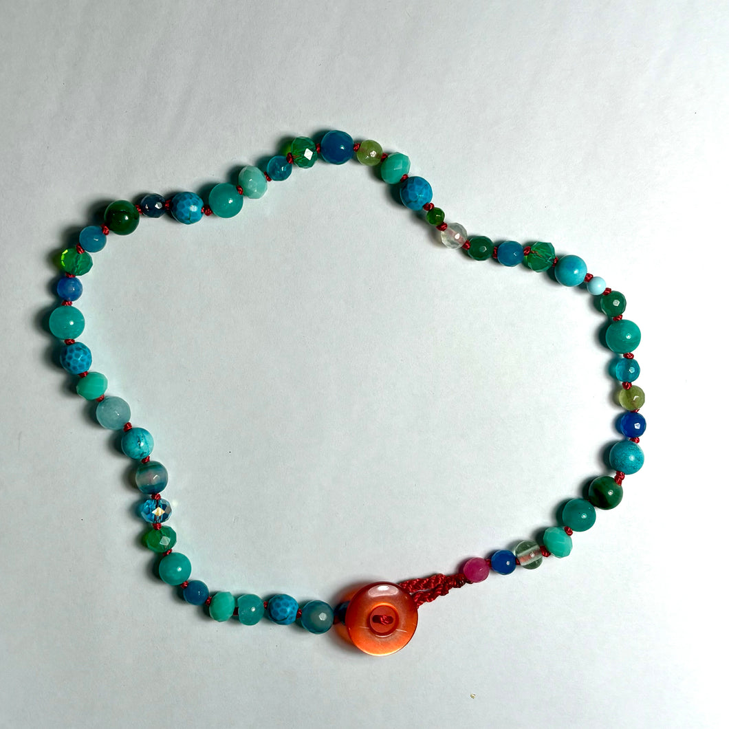 Button Necklace