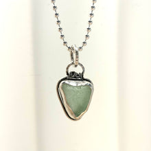 Heartshaped Seaglass Pendants