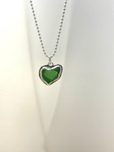 Heartshaped Seaglass Pendants