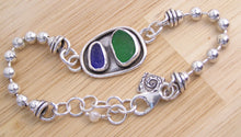 Double Sea glass bracelet