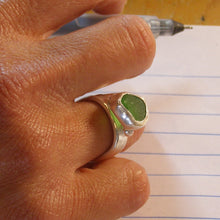 Up and away Sea glass ring