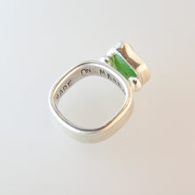 Up and away Sea glass ring