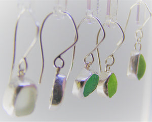 Single Sea Glass earrings