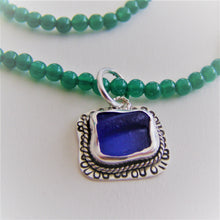 Custom sea glass pendant